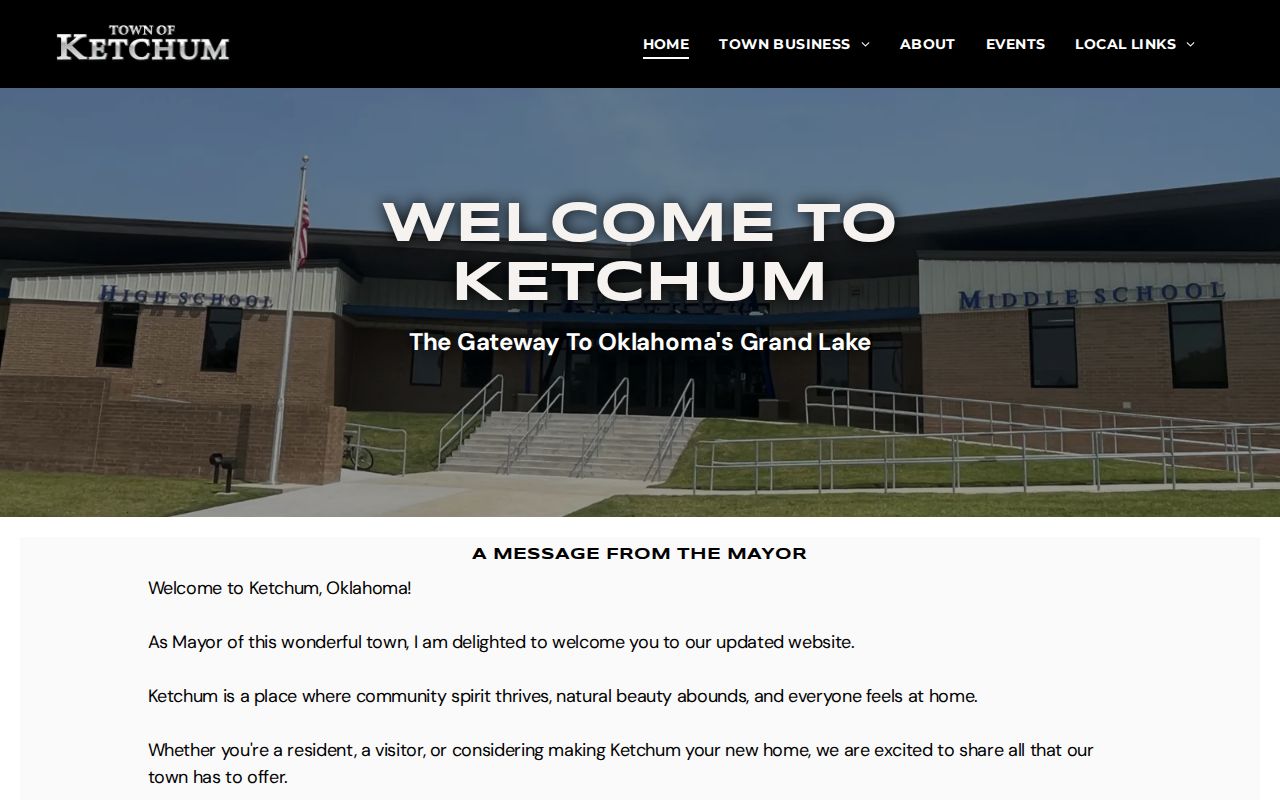 Town of Ketchum official website for Ketchum police records and booking-source research